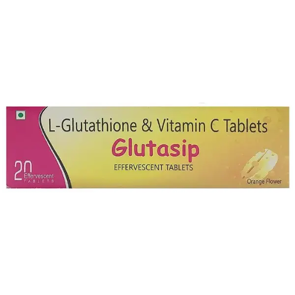 Glutasip Orange Effervescent Tablet